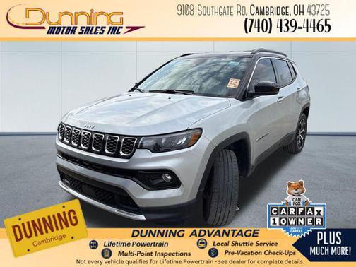 Silver Zynith Metallic Clearcoat 2025 Jeep Compass Limited