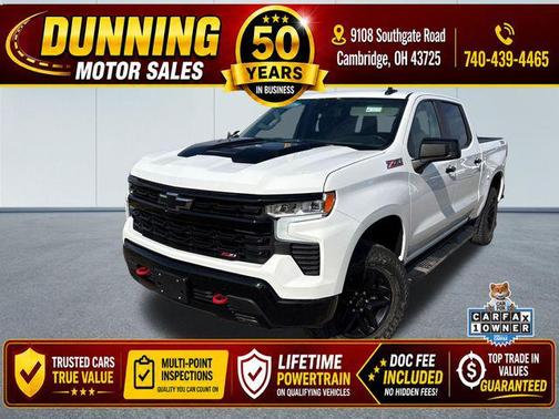 Summit White 2023 Chevrolet Silverado 1500 LT Trail Boss