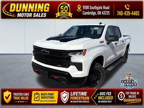 Summit White 2023 Chevrolet Silverado 1500 LT Trail Boss