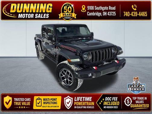 Black Clearcoat 2024 Jeep Gladiator Rubicon