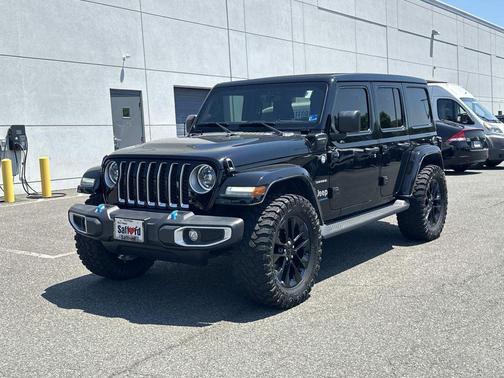Black Clearcoat 2023 Jeep Wrangler 4xe Sahara