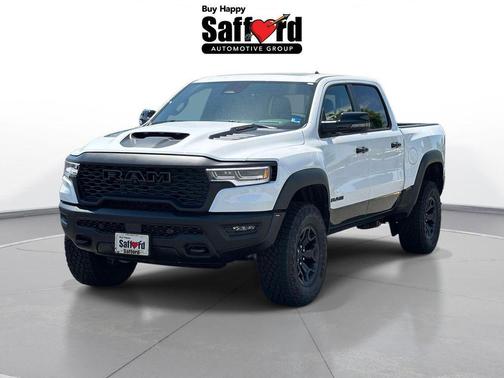 Bright White Clearcoat 2026 RAM 1500 RHO Crew Cab 4x4 5'7' Box