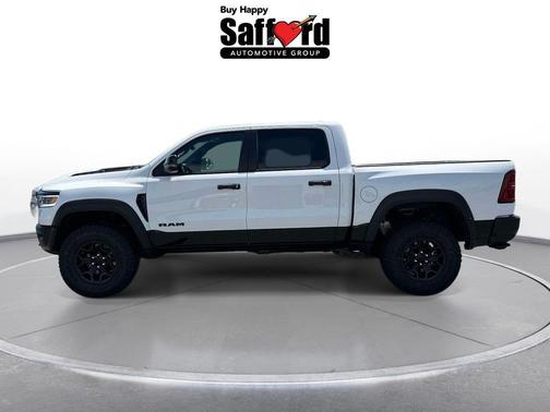 Bright White Clearcoat 2026 RAM 1500 RHO Crew Cab 4x4 5'7' Box