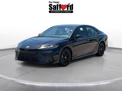 Midnight Black Metallic 2025 Toyota Camry SE
