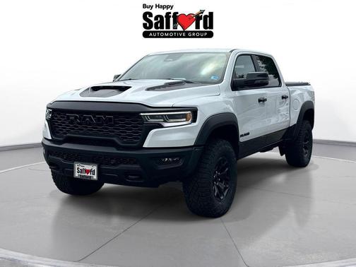 Bright White Clearcoat 2026 RAM 1500 RHO Crew Cab 4x4 5'7' Box