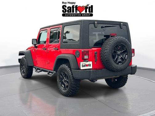 Firecracker Red Clearcoat 2017 Jeep Wrangler Unlimited Willy Wheeler 4x4