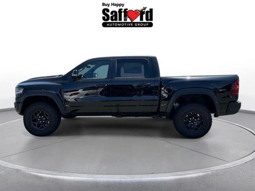 Diamond Black Crystal Pearlcoat 2026 RAM 1500 RHO Crew Cab 4x4 5'7' Box