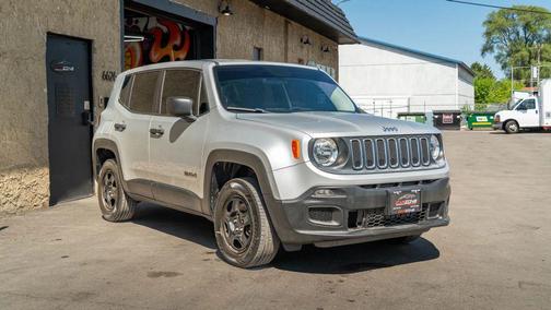 Glacier Metallic 2017 Jeep Renegade Sport