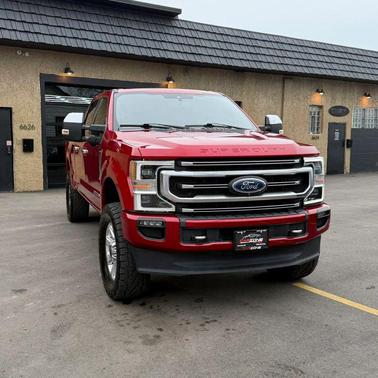 Rapid Red Metallic Tinted Clearcoat 2021 Ford F-250 Platinum