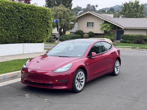 Red Multi-Coat 2022 Tesla Model 3 Standard Range