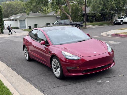 Red Multi-Coat 2022 Tesla Model 3 Standard Range