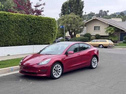 Red Multi-Coat 2022 Tesla Model 3 Standard Range