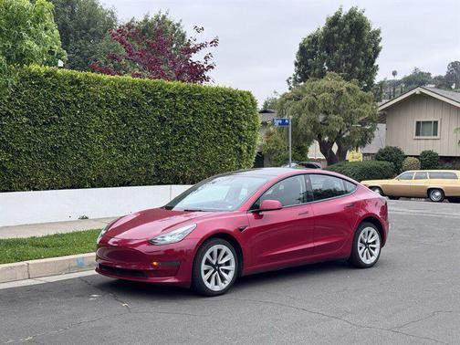 Red Multi-Coat 2022 Tesla Model 3 Standard Range