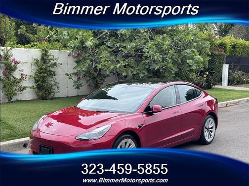 Red Multi-Coat 2022 Tesla Model 3 Standard Range