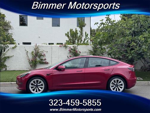 Red Multi-Coat 2022 Tesla Model 3 Standard Range