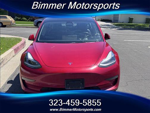 Red Multi-Coat 2022 Tesla Model 3 Long Range