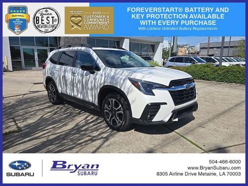 Crystal White Pearl 2025 Subaru Ascent Limited