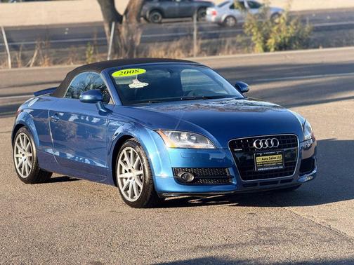 Ocean Blue Pearl Effect/Black Roof 2008 Audi TT 3.2 quattro