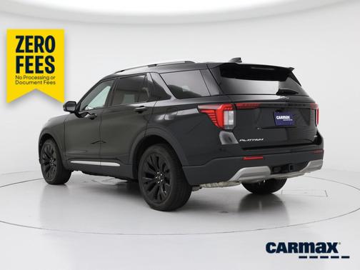 Black 2025 Ford Explorer Platinum