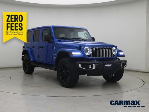 Blue 2024 Jeep Wrangler 4xe Sahara