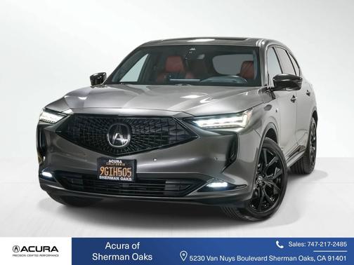 Liquid Carbon Metallic 2023 Acura MDX