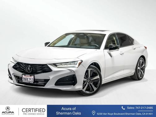 Platinum White Pearl 2024 Acura TLX