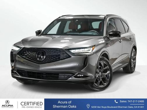 Liquid Carbon Metallic 2023 Acura MDX