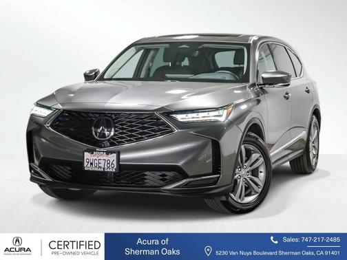 Liquid Carbon Metallic 2025 Acura MDX