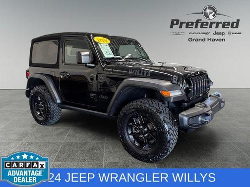 Black Clearcoat 2024 Jeep Wrangler Sport