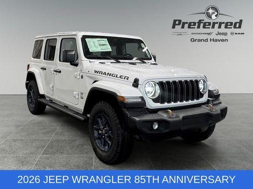 Bright White Clearcoat 2026 Jeep Wrangler Sport