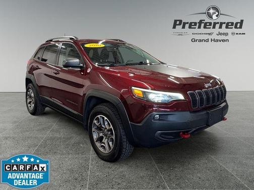 Velvet Red Pearlcoat 2020 Jeep Cherokee Trailhawk
