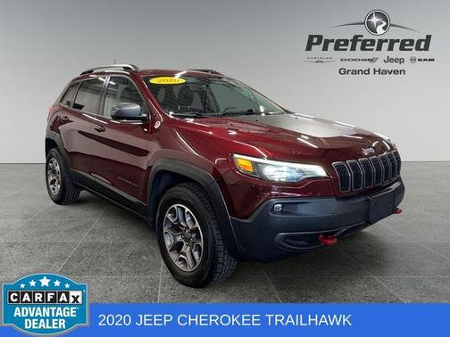 Velvet Red Pearlcoat 2020 Jeep Cherokee Trailhawk