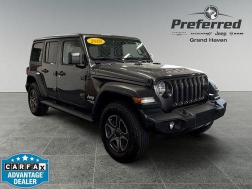 Granite Crystal Clearcoat Metallic 2018 Jeep Wrangler Unlimited Sport