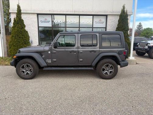 Granite Crystal Clearcoat Metallic 2018 Jeep Wrangler Unlimited Sport
