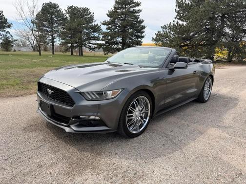 Gray 2015 Ford Mustang EcoBoost Premium