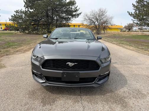 Gray 2015 Ford Mustang EcoBoost Premium