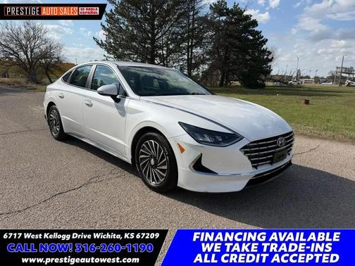 Hyper White 2021 Hyundai SONATA SEL