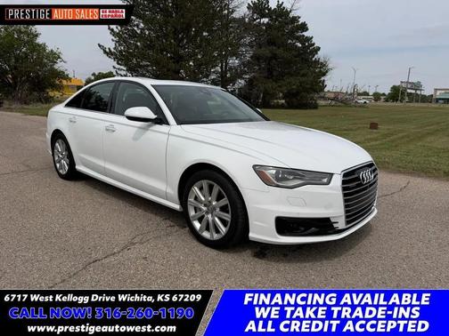 White 2016 Audi A6 2.0T Premium Plus
