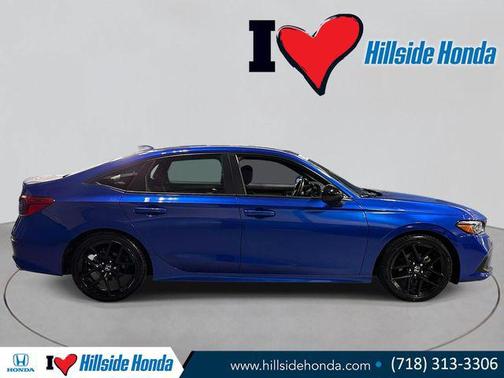 Aegean Blue Metallic 2023 Honda Civic Sport