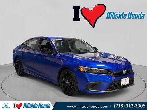 Aegean Blue Metallic 2023 Honda Civic Sport