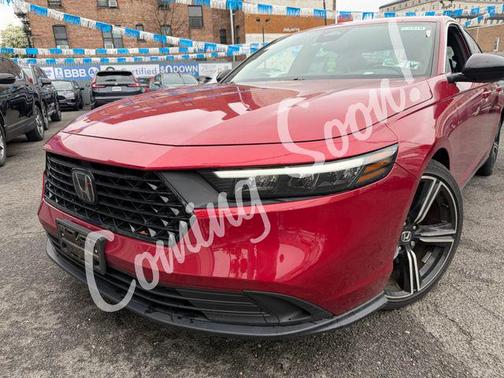 Radiant Red Metallic 2023 Honda Accord Hybrid Sport