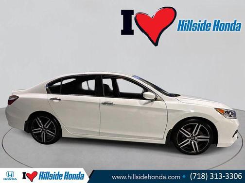 White Orchid Pearl 2017 Honda Accord Sport SE
