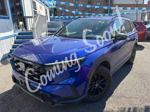 Canyon River Blue Metallic 2025 Honda CR-V Hybrid Sport AWD