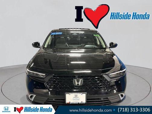 Crystal Black Pearl 2024 Honda Accord Hybrid Touring
