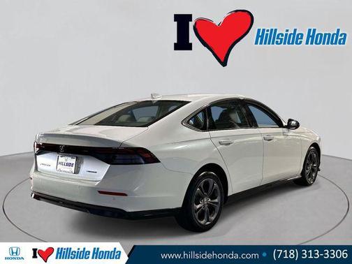 Platinum White Pearl 2024 Honda Accord Hybrid EX-L