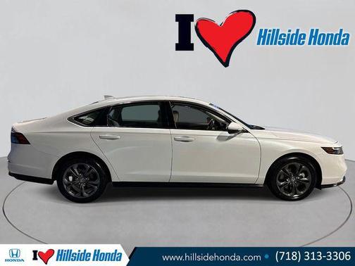 Platinum White Pearl 2024 Honda Accord Hybrid EX-L