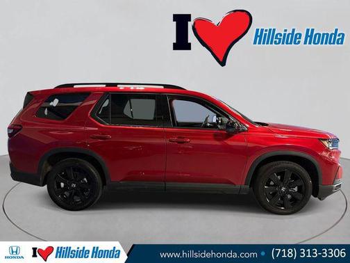 Radiant Red Metallic II 2025 Honda Pilot Black Edition