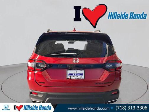 Radiant Red Metallic II 2025 Honda Pilot Black Edition