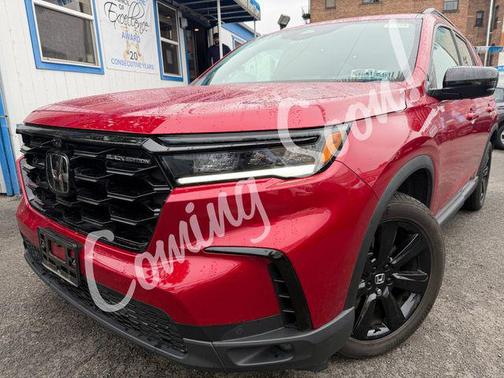 Radiant Red Metallic II 2025 Honda Pilot Black Edition