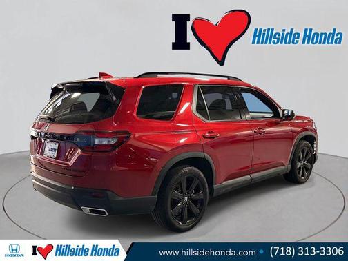 Radiant Red Metallic II 2025 Honda Pilot Black Edition